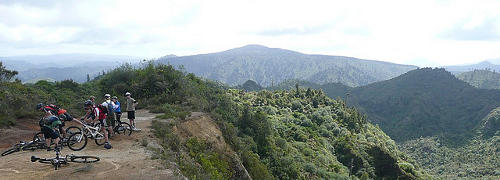 mountain biking the 42nd Traverse